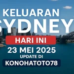 Keluaran Sydney Hari Ini 23 Mei 2025 Update di Konohatoto78 - angkagaib.com