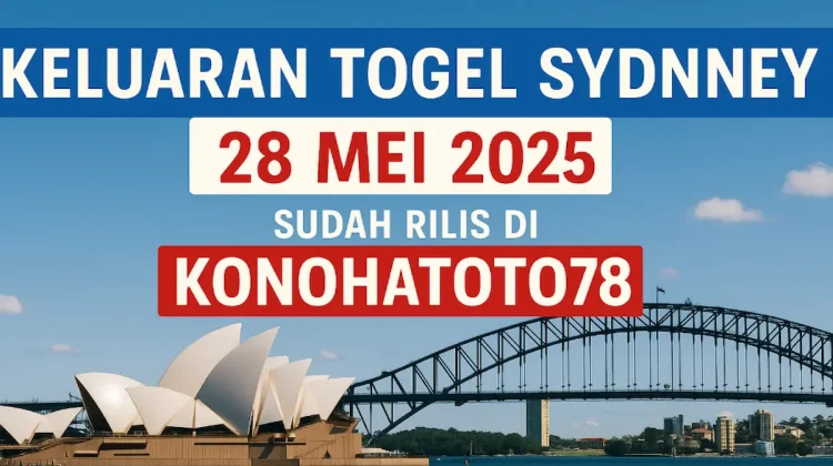 Keluaran Togel Sydney 28 Mei 2025 Sudah Rilis di Konohatoto78 - angkagaib.com