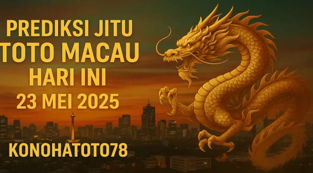 Prediksi Jitu Toto Macau Hari Ini 23 Mei 2025 – Konohatoto78 - angkagaib.com