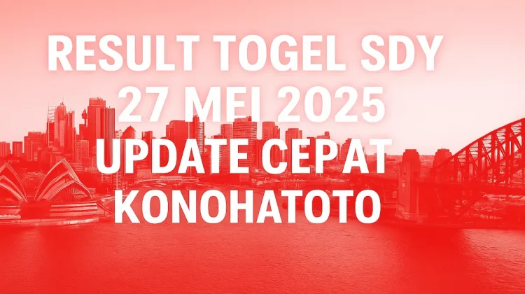 Result Togel SDY 27 Mei 2025 Update Cepat dari Konohatoto78 - angkagaib.com