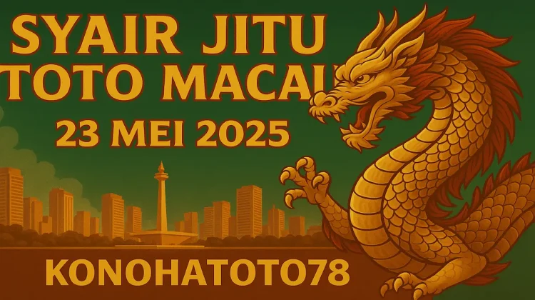 Syair Jitu Toto Macau 23 Mei 2025 Versi Konohatoto78 - angkagaib.com