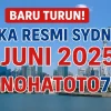 Baru Turun! Angka Resmi Sydney 1 Juni 2025 dari Konohatoto78 - angkagaib.com