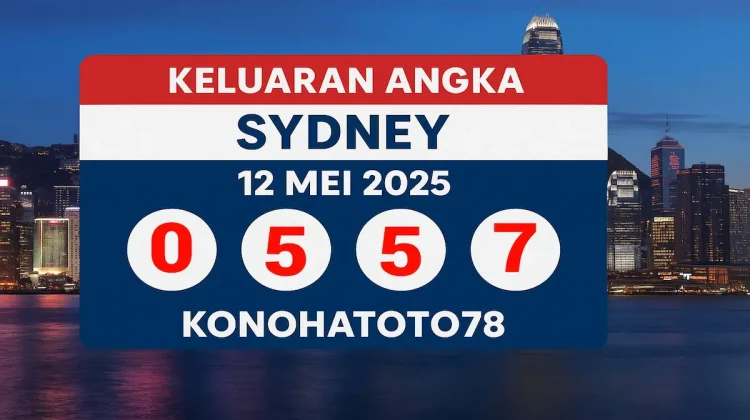 Keluaran Angka Sydney 12 Mei 2025 Akurat di Konohatoto78 - angkagaib.com