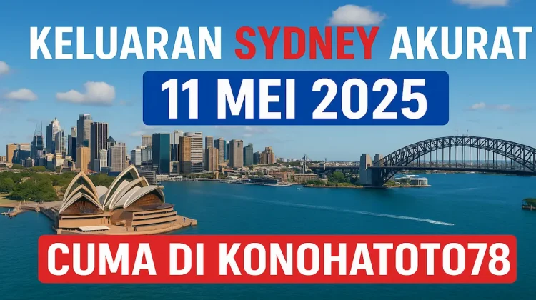 Keluaran Sydney Akurat 11 Mei 2025 Cuma di Konohatoto78 - angkagaib.com