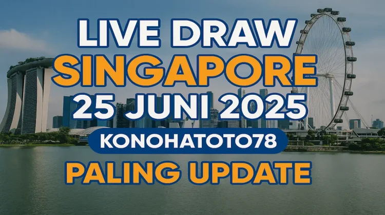 Live Draw Singapore 25 Juni 2025 Konohatoto78 Paling Update - angkagaib.com