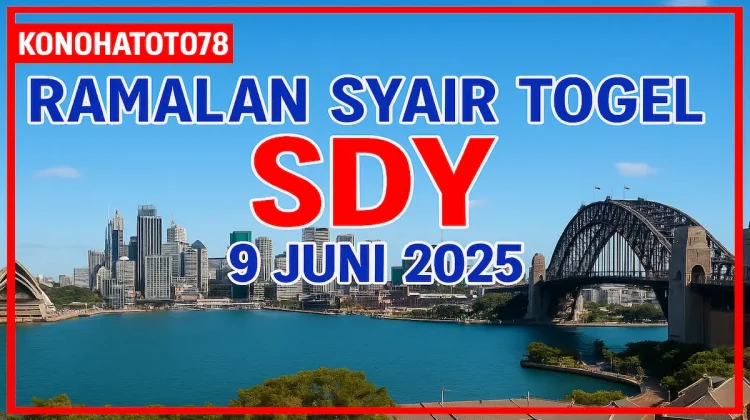 Ramalan Syair Togel SDY 9 Juni 2025 dari Konohatoto78 - angkagaib.com