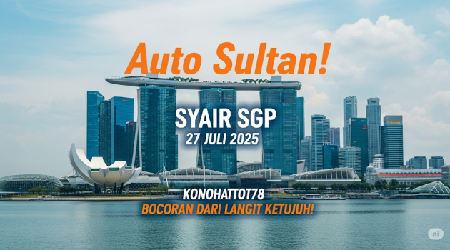Auto Sultan! Syair SGP 27 Juli 2025 Konohatoto78, Bocoran Dari Langit Ketujuh! - angkagaib.com