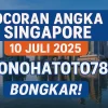 Bocoran Angka Singapore 10 Juli 2025 Konohatoto78 Bongkar! - angkagaib.com