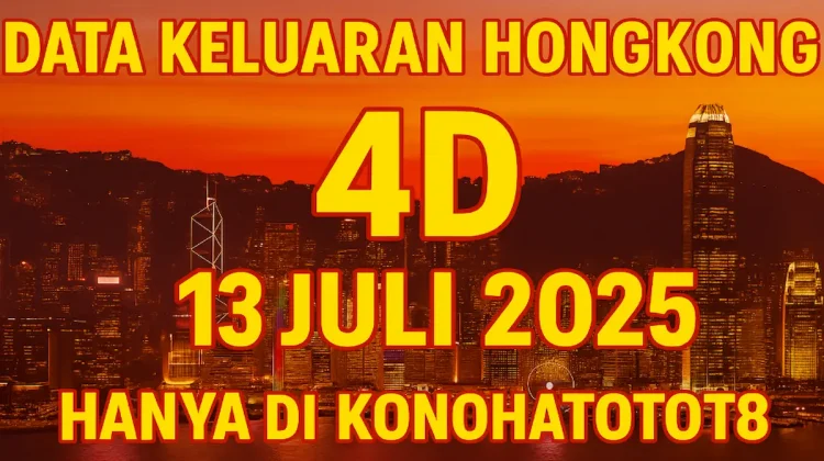 Data Keluaran Hongkong 4D 13 Juli 2025 Hanya di Konohatoto78 - angkagaib.com