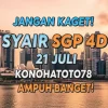 Jangan Kaget! Syair SGP 4D 21 Juli Konohatoto78 Ampuh Banget! - angkagaib.com