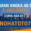 Keluaran Angka 4D SGP 5 Juli 2025 Cuma Ada di Konohatoto78 - angkagaib.com