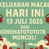 Keluaran Macau Hari Ini 13 Juli 2025 dari Konohatoto78 Muncul! - angkagaib.com