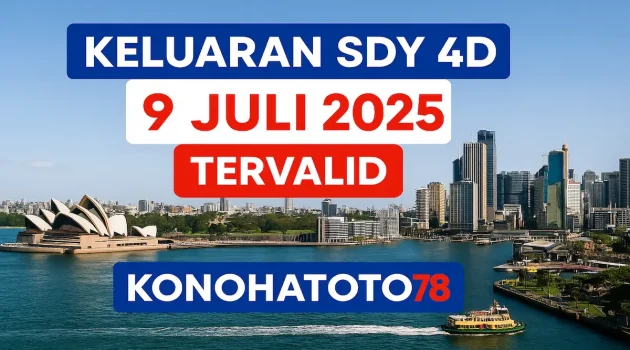 Keluaran SDY 4D 9 Juli 2025 Tervalid dari Konohatoto78 - angkagaib.com