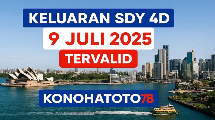 Keluaran SDY 4D 9 Juli 2025 Tervalid dari Konohatoto78 - angkagaib.com
