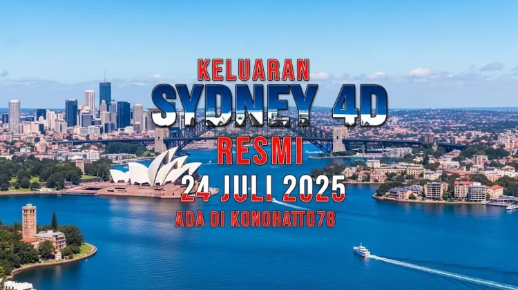 Keluaran Sydney 4D Resmi 24 Juli 2025 Ada di Konohatoto78 - angkagaib.com