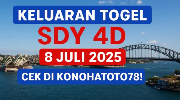 Keluaran Togel SDY 4D 8 Juli 2025 Cek di Konohatoto78! - angkagaib.com