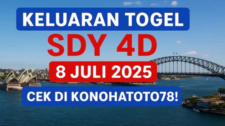 Keluaran Togel SDY 4D 8 Juli 2025 Cek di Konohatoto78! - angkagaib.com