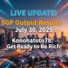 LIVE UPDATE! Hasil Keluaran SGP 30 Juli 2025 Konohatoto78 Siap-siap Kaya! - angkagaib.com