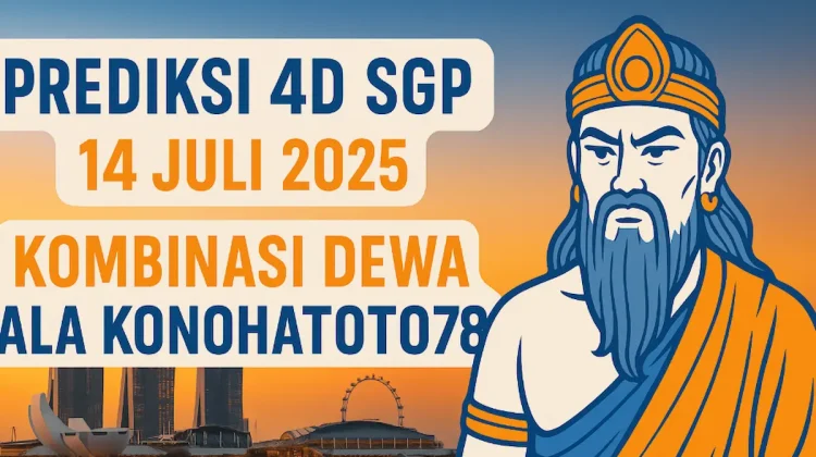 Prediksi 4D SGP 14 Juli 2025 Kombinasi Dewa Ala Konohatoto78 - angkagaib.com