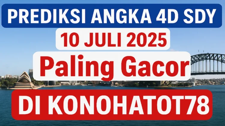 Prediksi Angka 4D SDY 10 Juli 2025 Paling Gacor di Konohatoto78 - angkagaib.com
