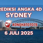Prediksi Angka 4D Sydney dari Konohatoto78 Untuk 6 Juli 2025 - angkagaib.com