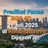 Prediksi Panas SGP 4D 21 Juli 2025 di Konohatoto78 Dijamin JP! - angkagaib.com