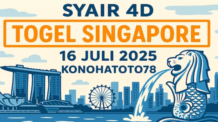 Syair 4D Togel Singapore 16 Juli 2025 dari Konohatoto78! - angkagaib.com