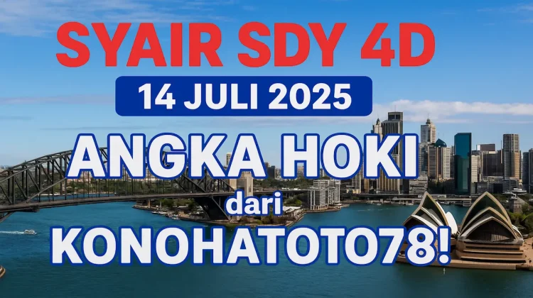 Syair SDY 4D 14 Juli 2025 Angka Hoki dari Konohatoto78! - angkagaib.com