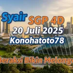 Syair SGP 4D 20 Juli 2025 Konohatoto78 Beraksi Bikin Melongo! - angkagaib.com