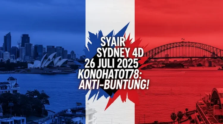 Syair Sydney 4D 26 Juli 2025 Konohatoto78 Anti-Buntung! - angkagaib.com