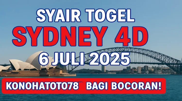 Syair Togel Sydney 4D 6 Juli 2025 Konohatoto78 Bagi Bocoran! - angkagaib.com