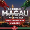 Bikin Nagih! Keluaran Macau 11 Agustus 2025 dari Konohatoto78, Wajib Cek! -Angkagaib.com
