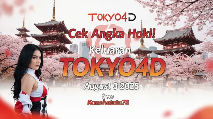 Cek Angka Hoki! Keluaran TOKYO4D 3 Agustus 2025 dari Konohatoto78 - angkagaib.com